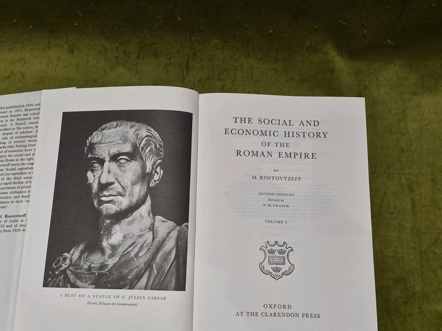 M Rostovtzeff Social & Economic History Roman Empire Vol.I&2, 1998 hardback3