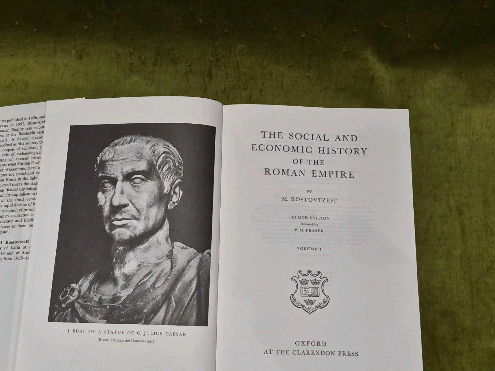 M Rostovtzeff Social & Economic History Roman Empire Vol.I&2, 1998 hardback3