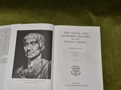 M Rostovtzeff Social & Economic History Roman Empire Vol.I&2, 1998 hardback3
