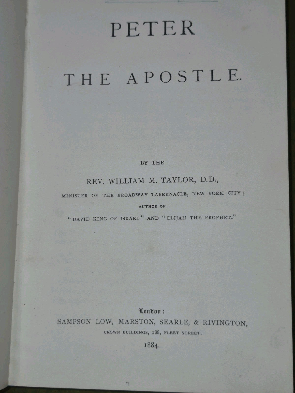 Rev William M Taylor Bible Biographies Set Joseph Ruth Elijah Daniel Peter10