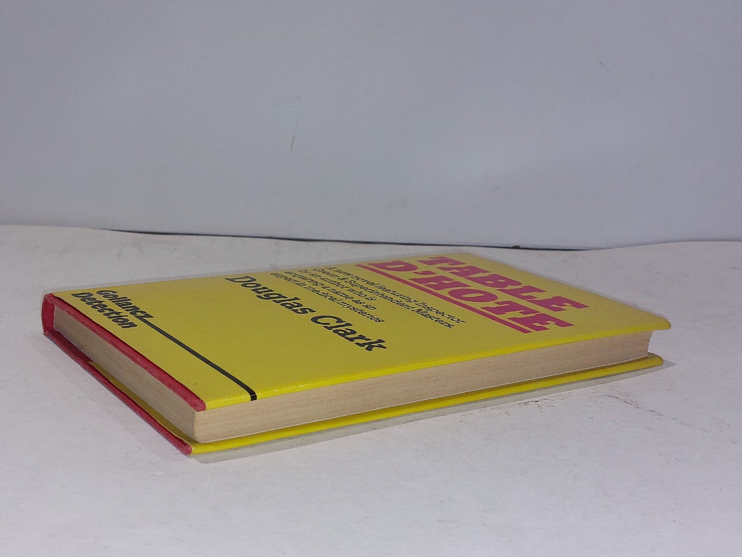 Table D'Hote by Douglas Clark [gollancz detection] (1977) 1st ed 2nd imp book6