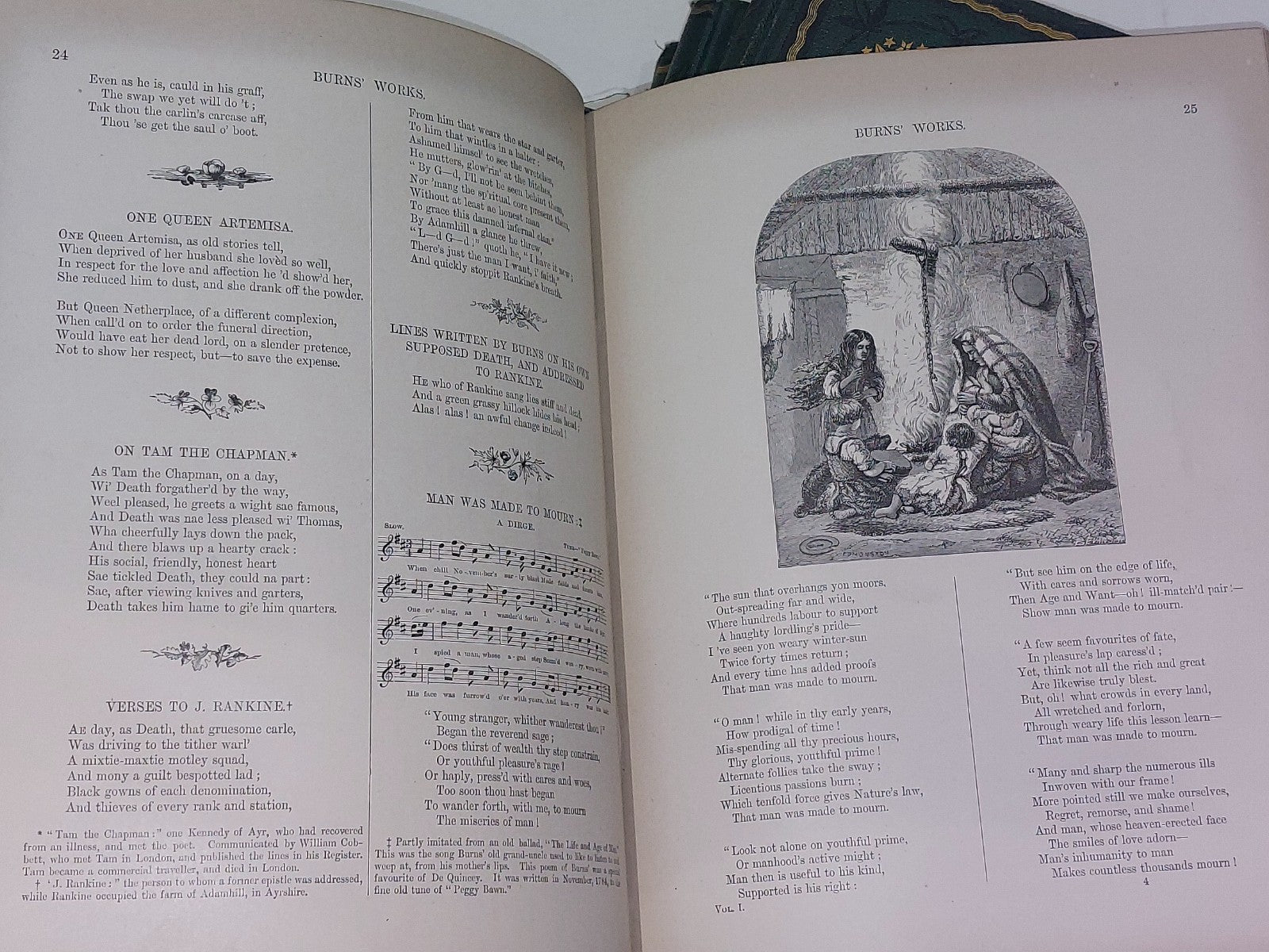 The National Burns, Rev George Gilfillan. Complete set of 4 1880 & Provenance 8