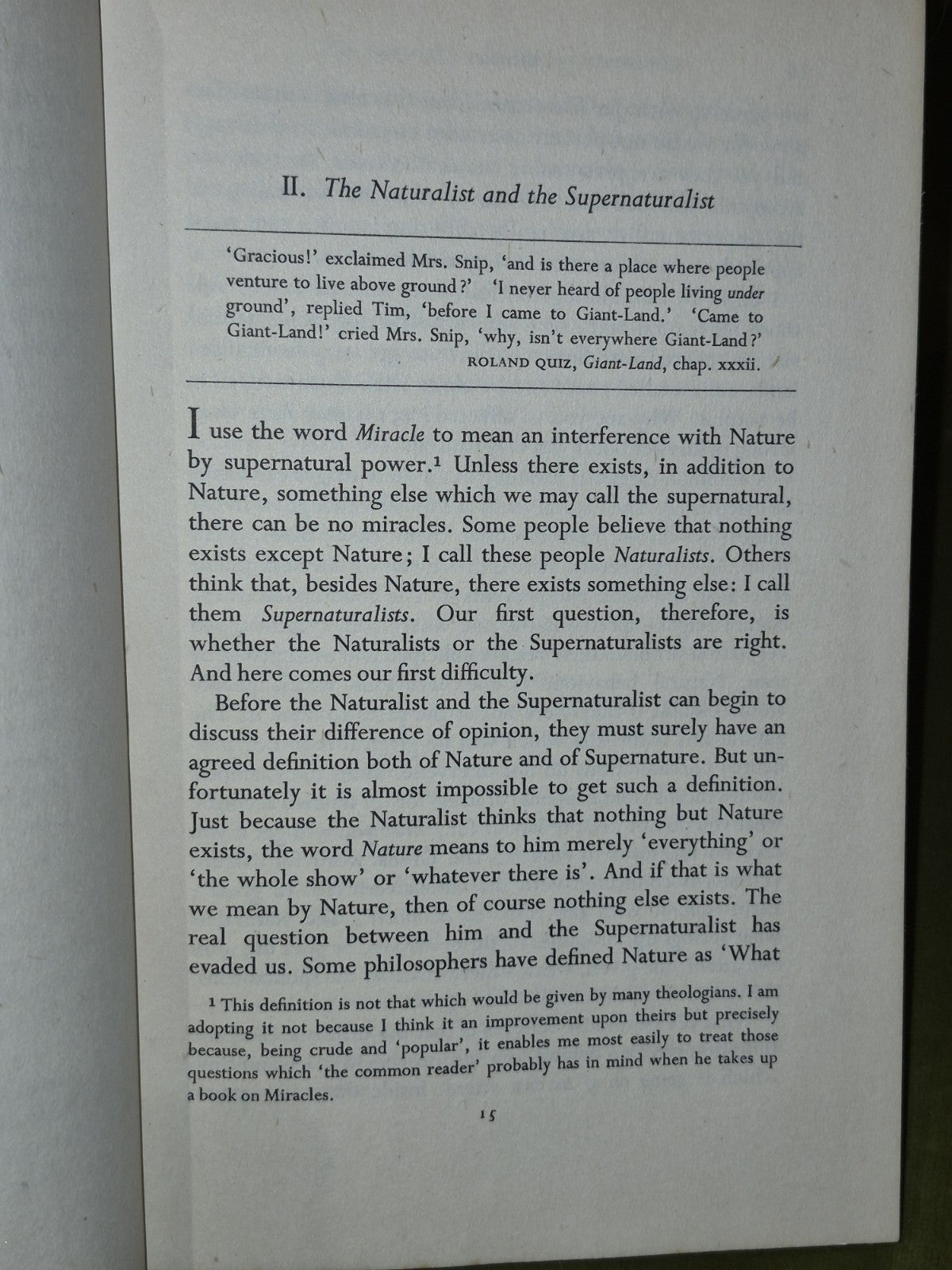 C S Lewis (1947 First Edition) Miracles6