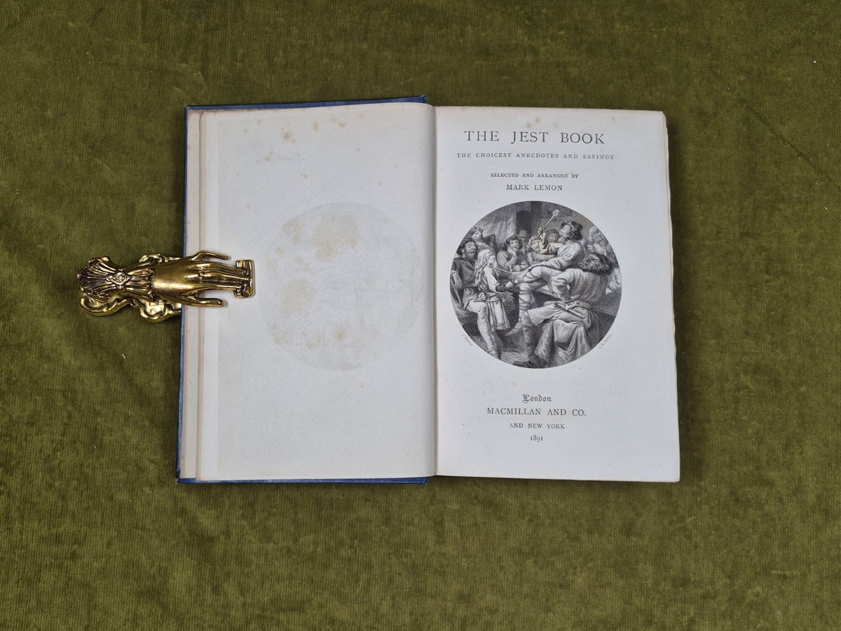 The Jest Book Choicest Anecdotes And Sayings Mark Lemon 1891 HB4