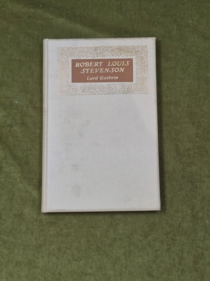 Lord Guthrie  'Robert Louis Stevenson'. W. Green & Son , 1920 Limited 1st Ed0
