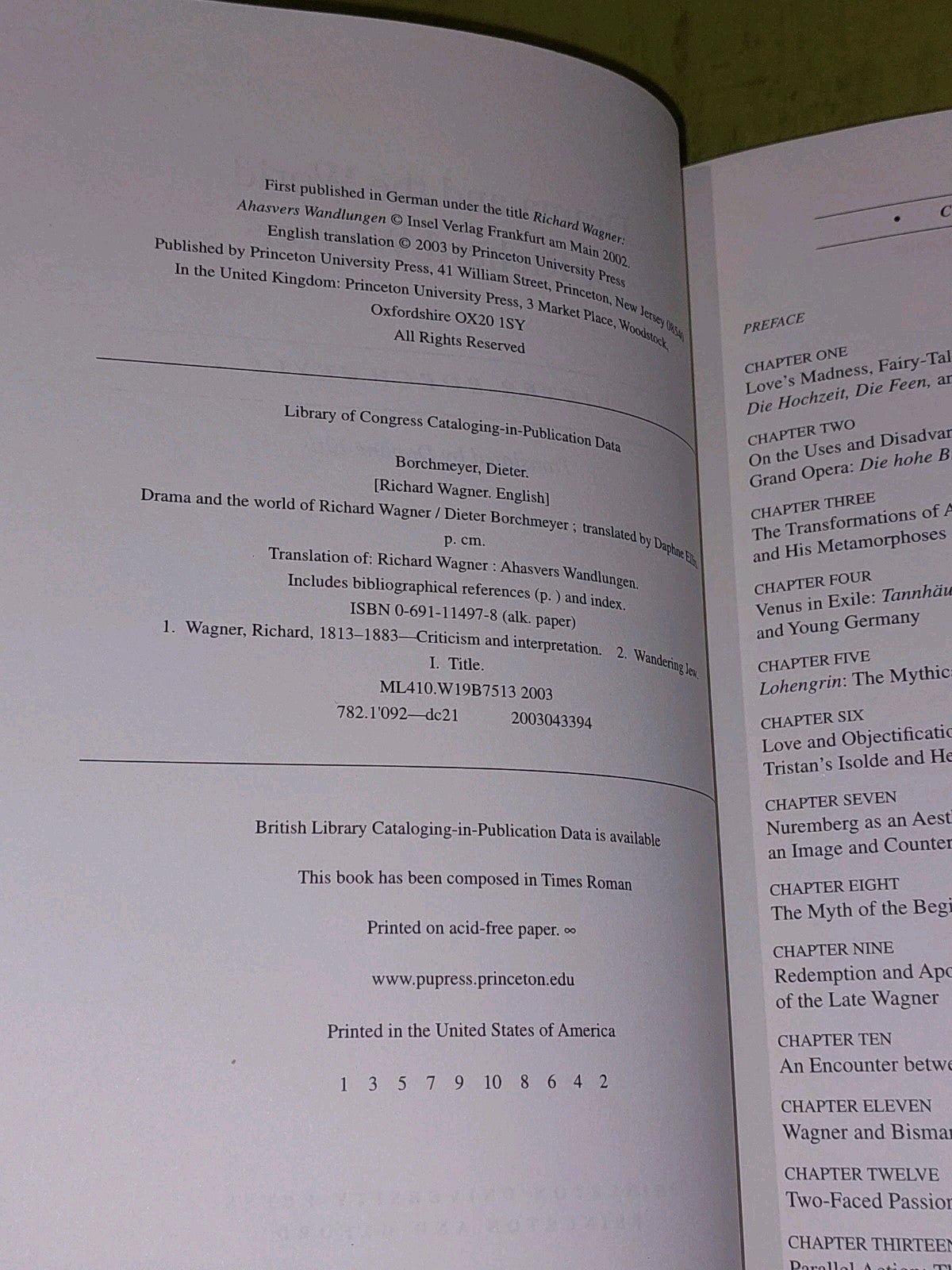 Drama and the World of Richard Wagner by Dieter Borchmeyer 2003 Hb Book4