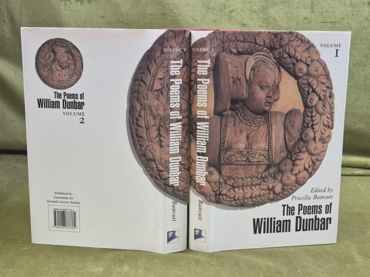 Poems Of William Dunbar Priscilla Bawcutt 2 Vols0