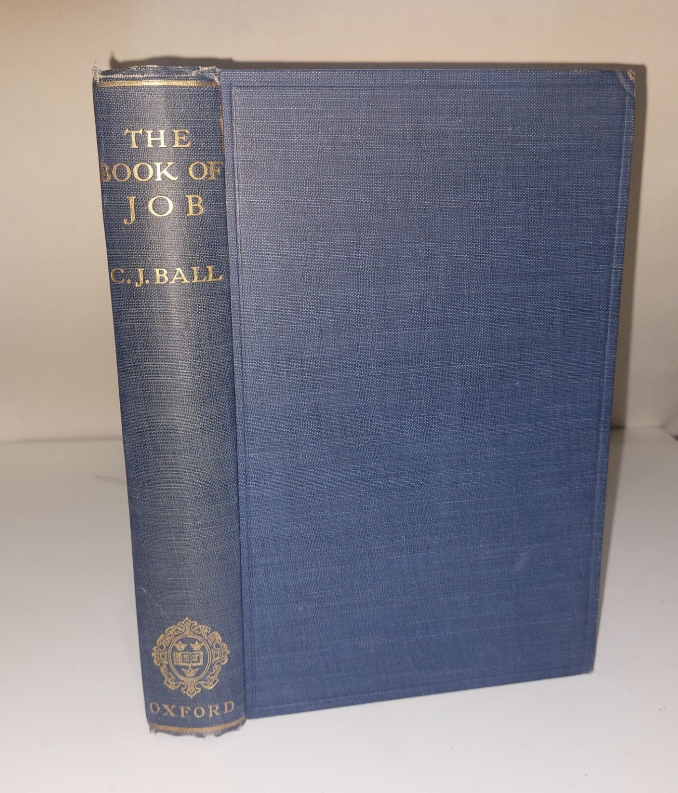 The Book Of Job Revised Text And Version By C J  Ball 19220