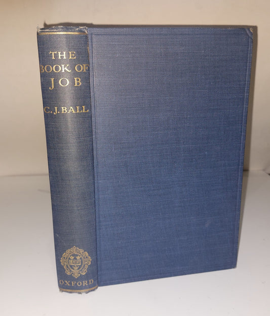 The Book Of Job Revised Text And Version By C J  Ball 19220