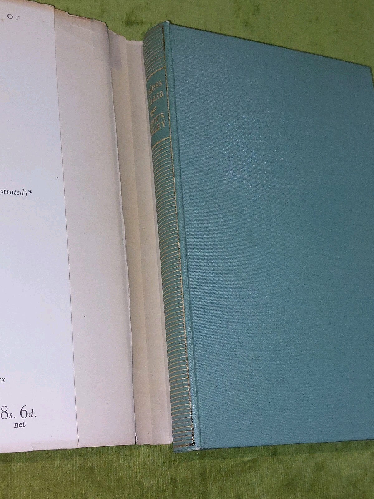 Eyeless in Gaza By Aldous Huxley (1950) [Chatto & Windus] Hb Book4