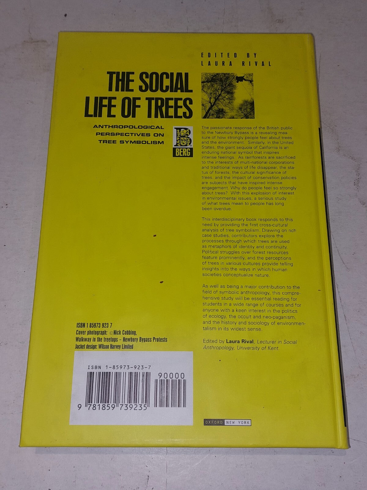 Social Life of Trees: Anthropological Perspectives on Tree Symbolism. Hardcover.1