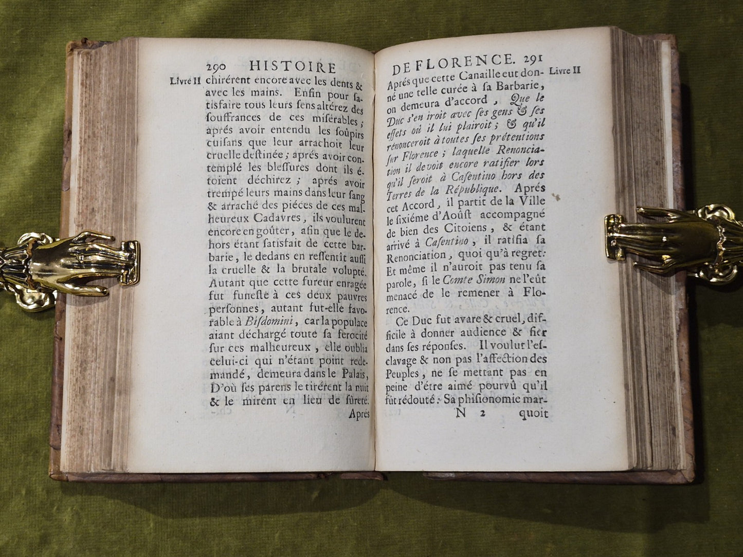 Histoire de Florence traduction nouvelle - Niccolò Machiavelli in 2 Volumes 16946