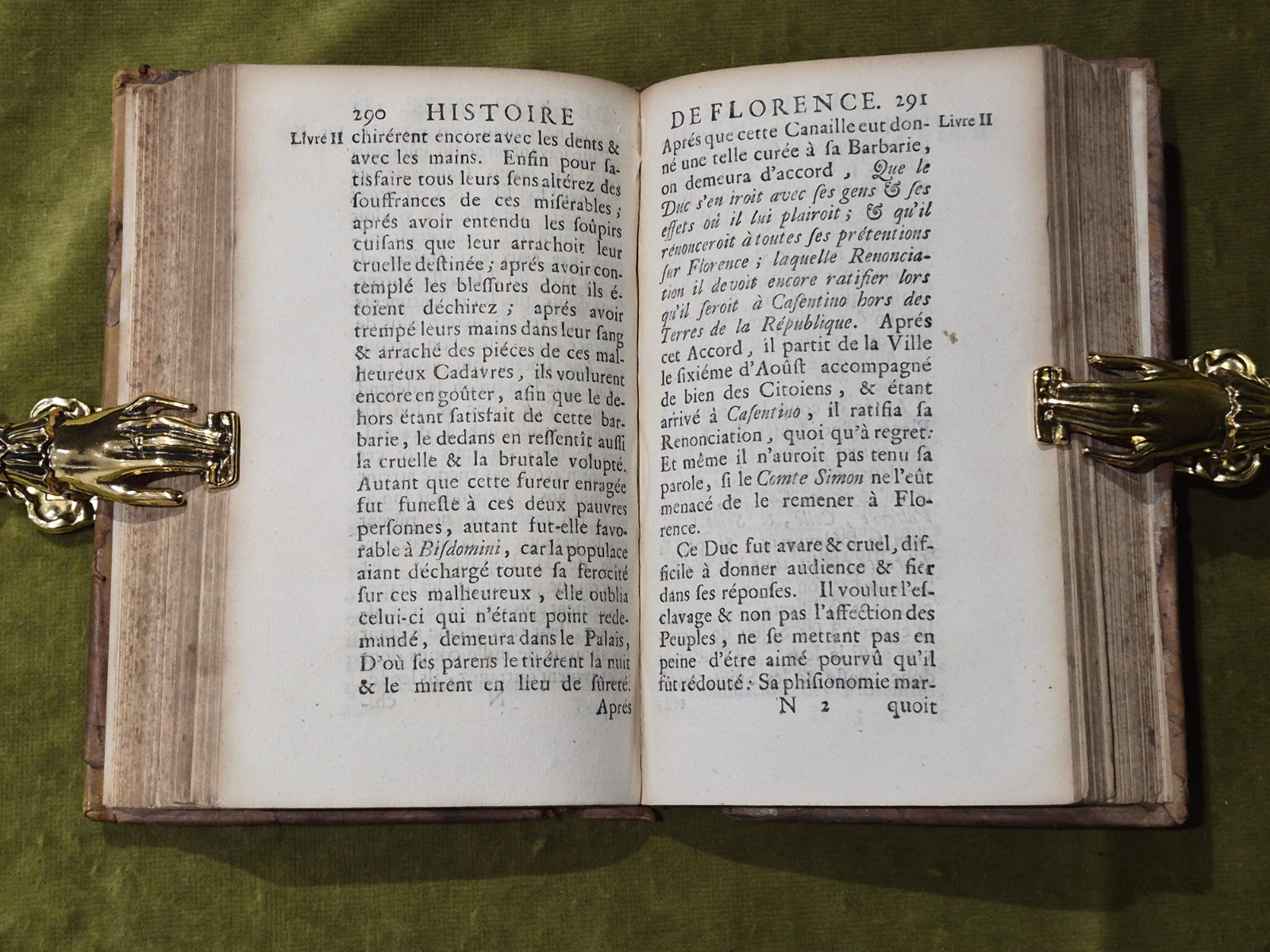 Histoire de Florence traduction nouvelle - Niccolò Machiavelli in 2 Volumes 16946