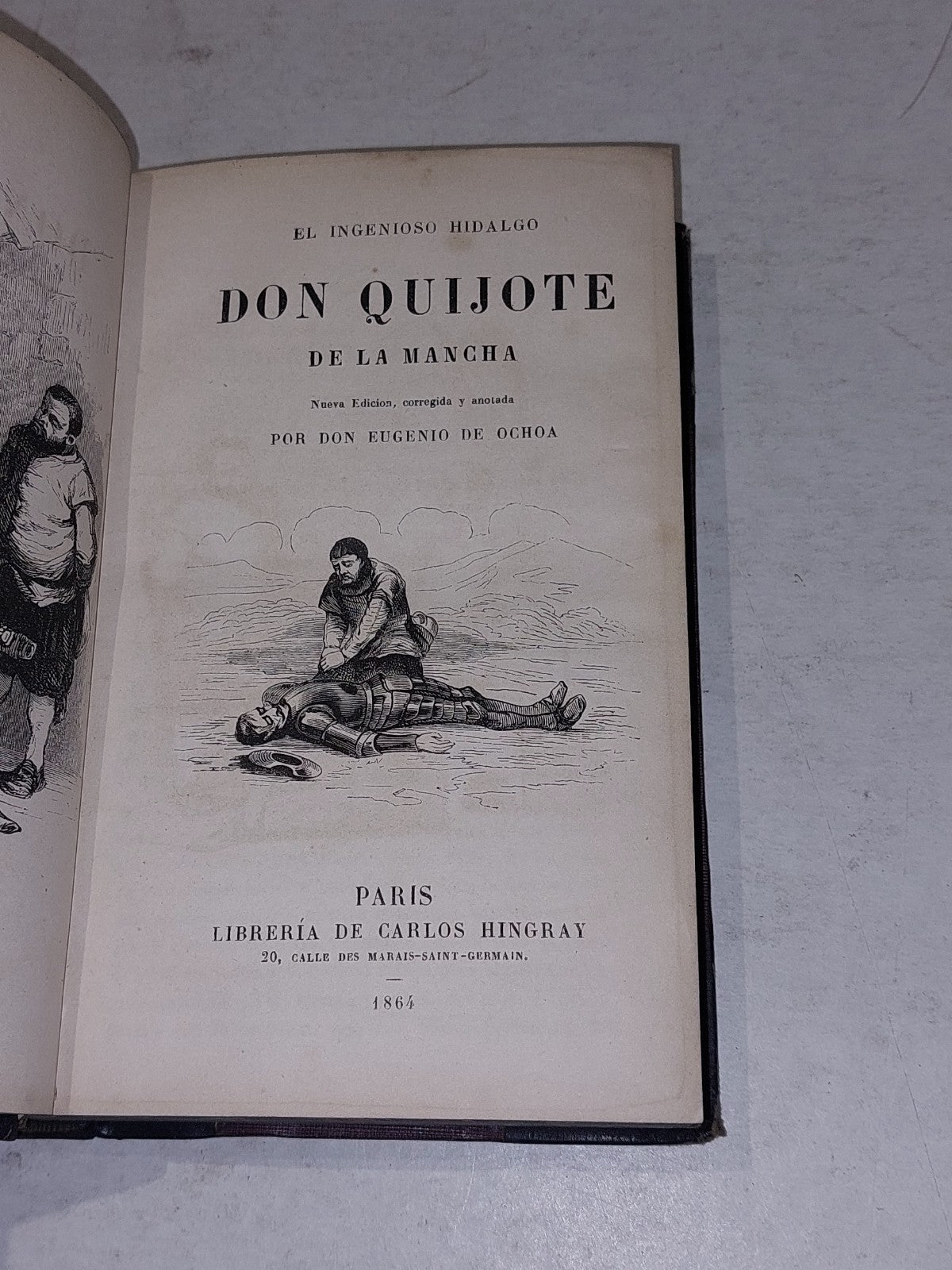 El Ingenioso Hidalgo Don Quijote De La Mancha (1864) Libreria De Carlos Hingray4