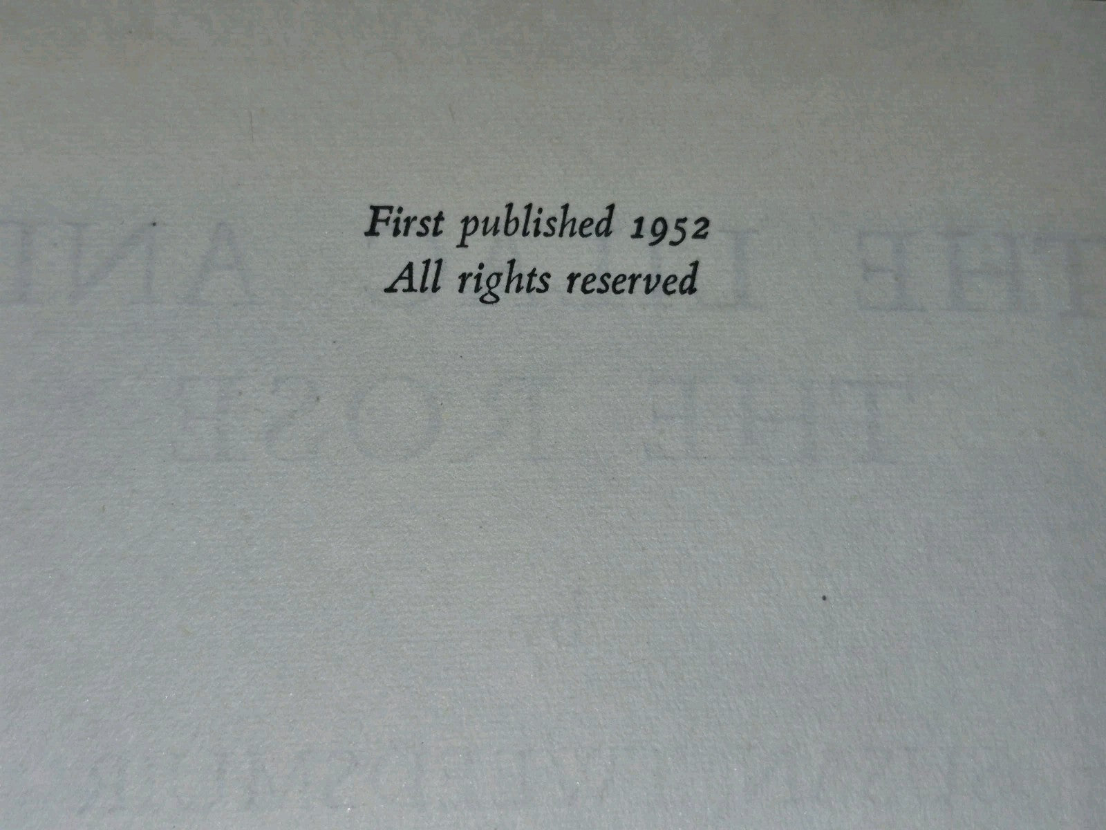 The Lilac and the Rose Susan Tweesmuir 1952 Dustjacket5