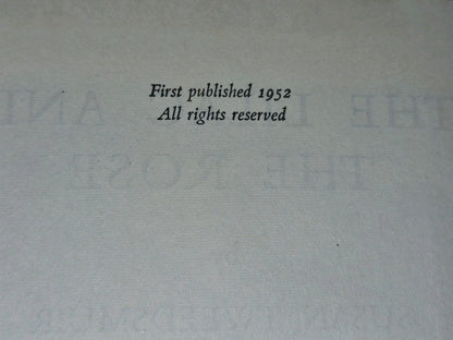 The Lilac and the Rose Susan Tweesmuir 1952 Dustjacket5