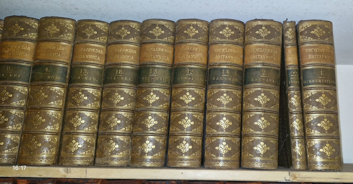 Encyclopedia Britannica full set Eighth Edition 1860 22 Volumes1