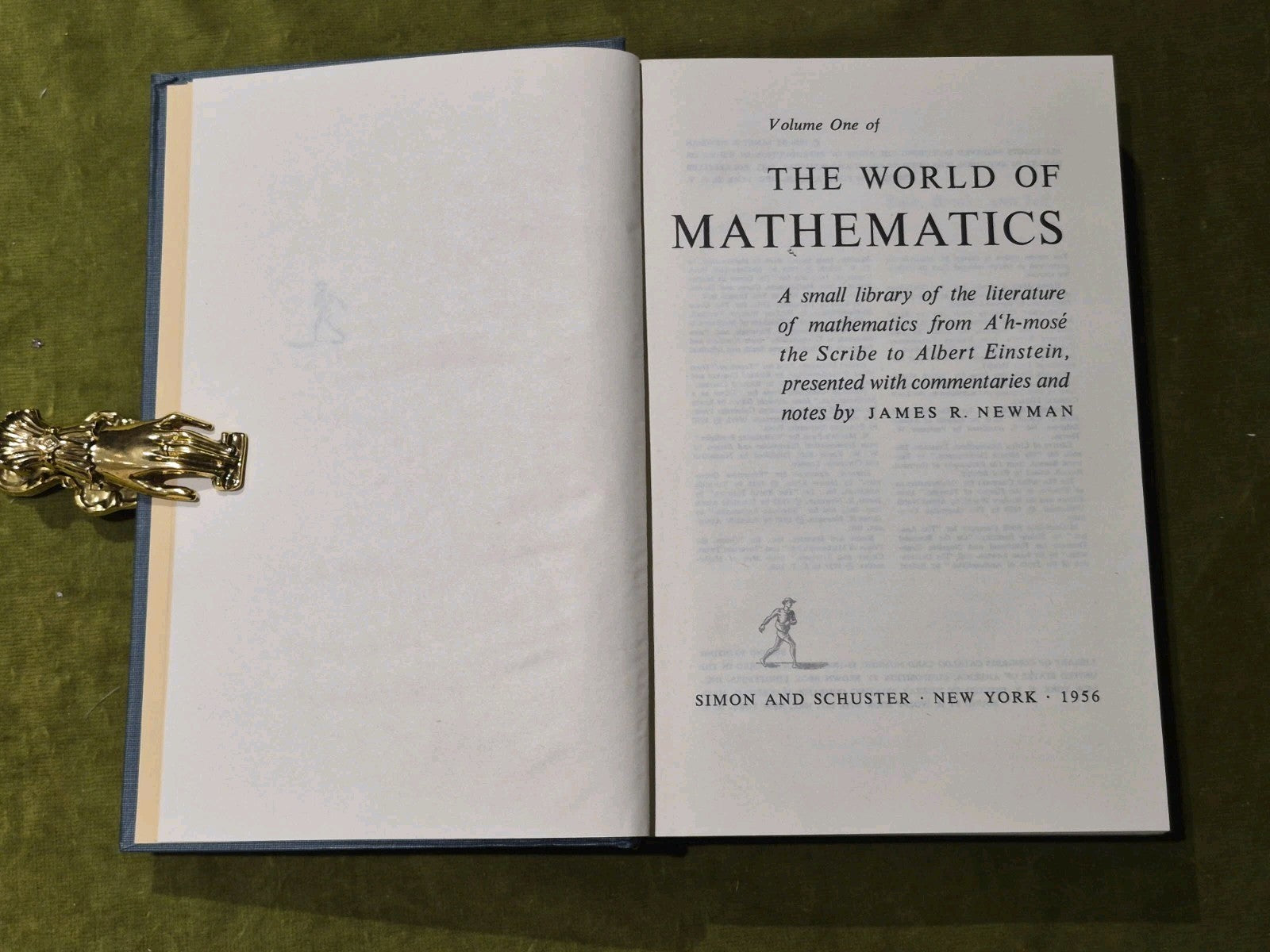 The World of Mathematics Volumes 1-4 in slipcase by James R. Newman 19568