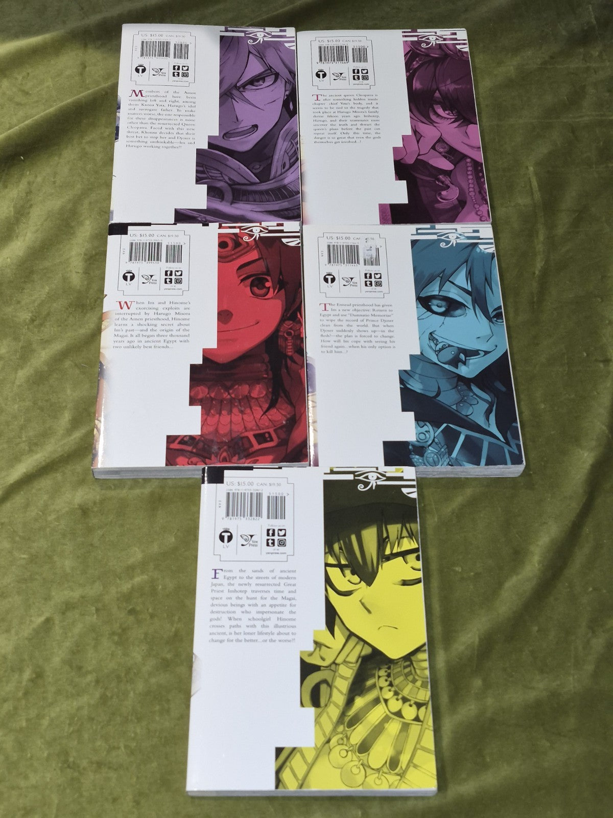 Great Priest Imhotep Volumes 1 to 5 Makoto Morishita (2017) Yen Press4