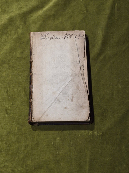 Dramatic Works by John Dryden 1735 Wild Gallant Rival Ladies Indian Queen & Empr4