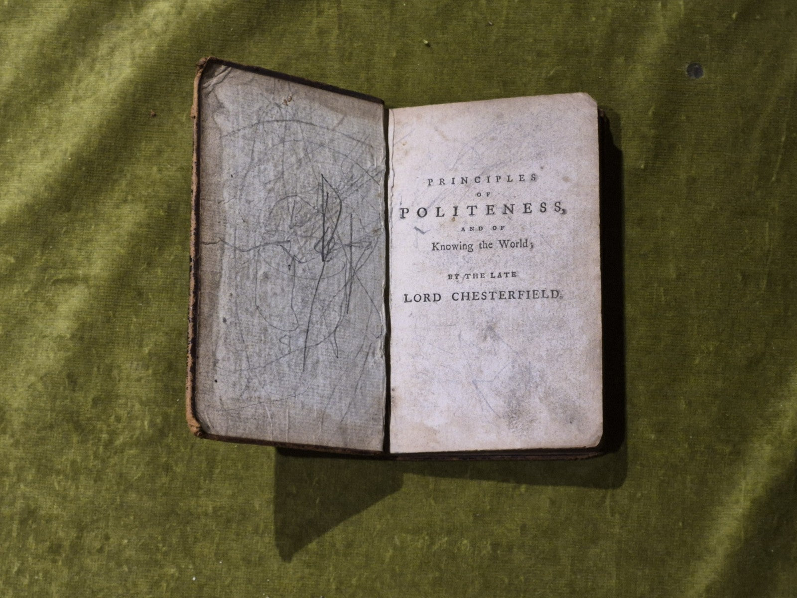 Principles of Politeness - Lord Chesterfield , John Trusler - 1775 1st Dublin3
