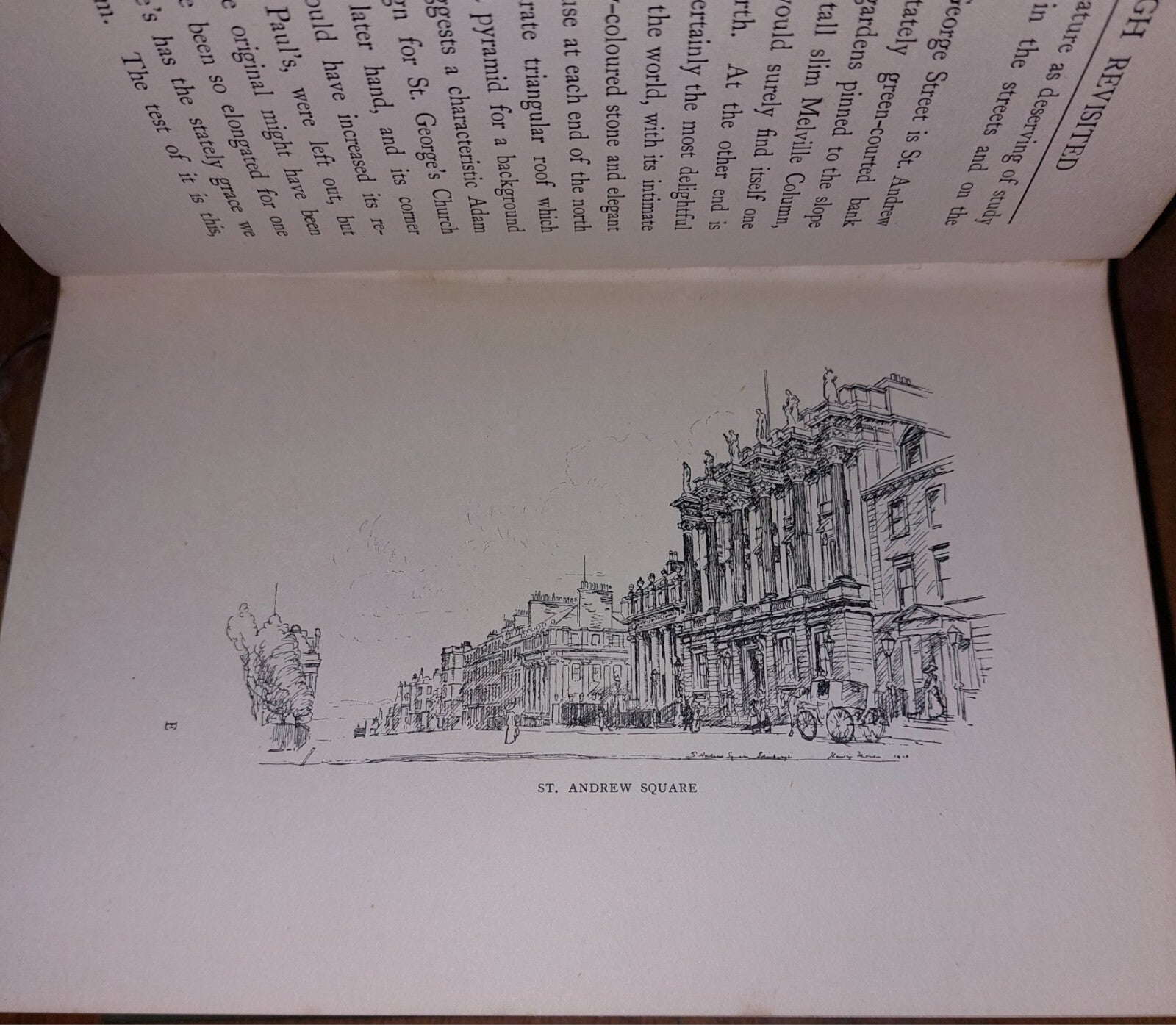 1913 2nd EDITION EDINBURGH REVISITED JAMES BONE & HANSLIP FLETCHER HARD COVER VG17