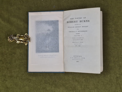 The Poetry of Robert Burns ed. Henley & Henderson Volumes 1-4 1901 TC & EC Jack5