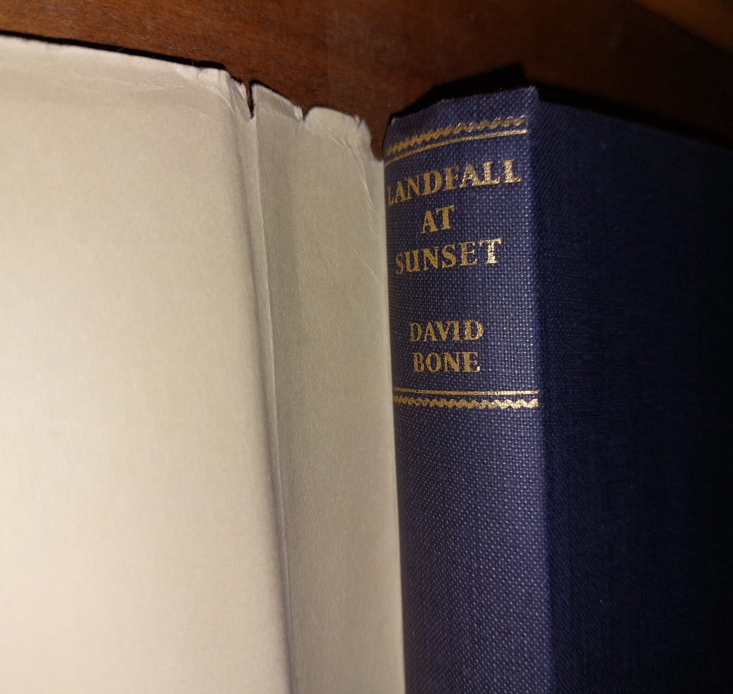 Landfall at Sunset: the Life of a Contented Sailor  Sir David Bone 1955 1st Ed.5