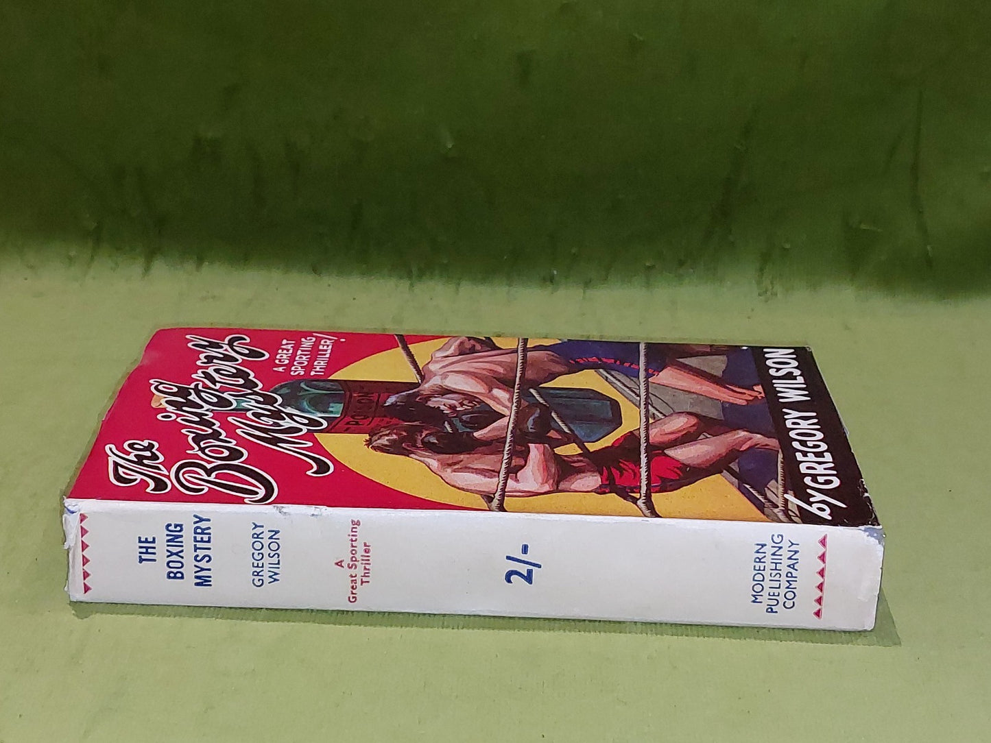 The Boxing Mystery by Gregory Wilson [Modern Publishing] HB/DJ Rare Crime Book1