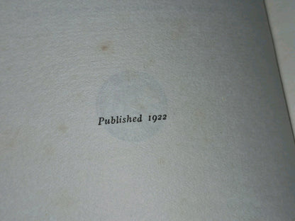 Dusty Star Olar Baker 1922 First Edition Thornton Butterworth Dustjacket5