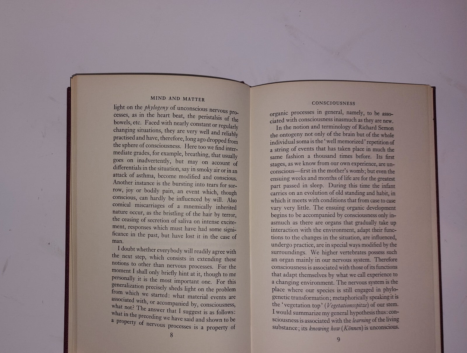 Mind And Matter By Erwin Schrodinger (1958) Book3