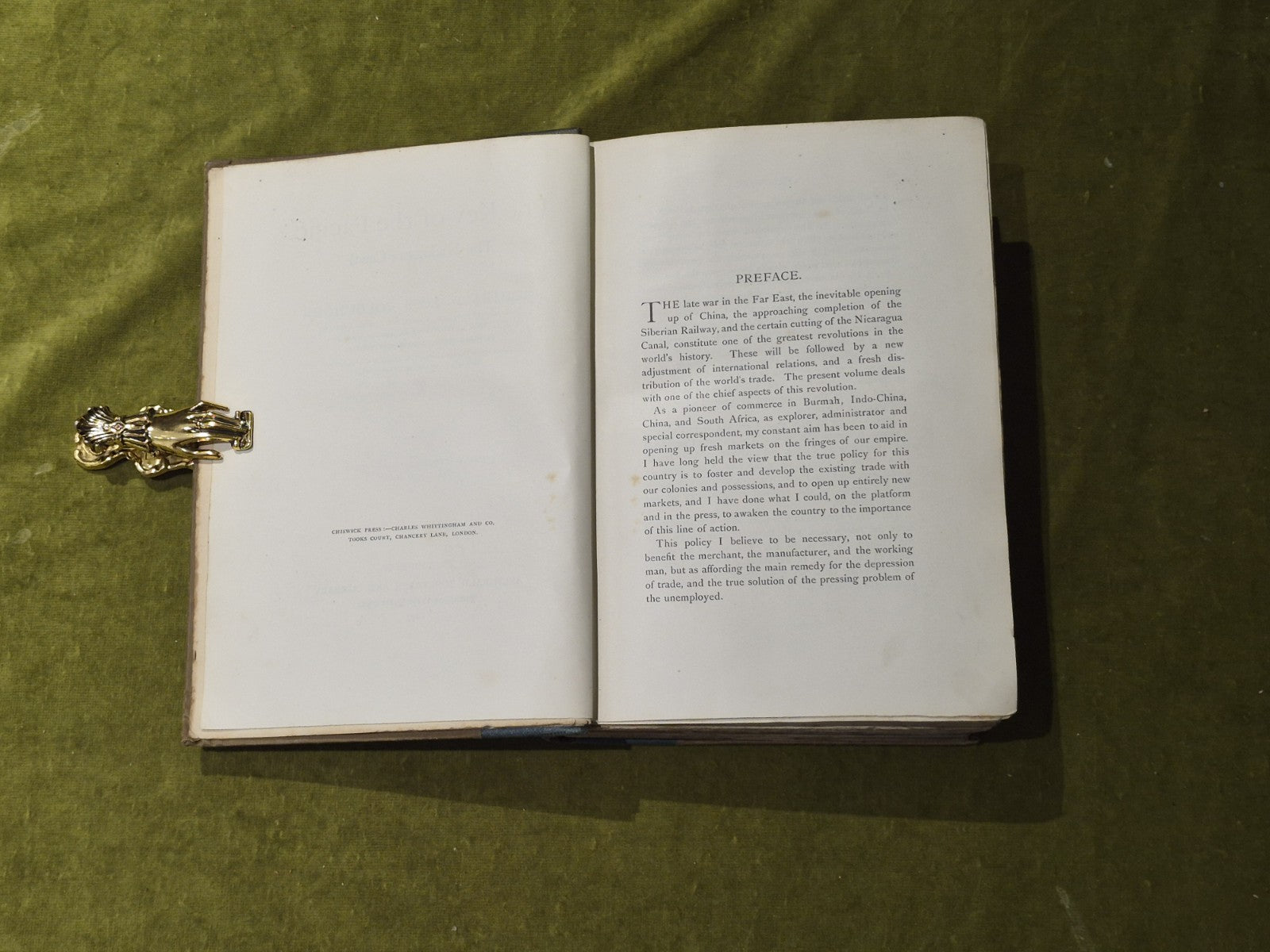 The Key of the Pacific - Archibald Ross Colquhoun , Constable 1895 1st HB4