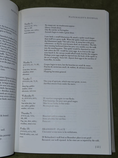 Journals of Gilbert White Volume Three 3 Francesca Greenoak 19895