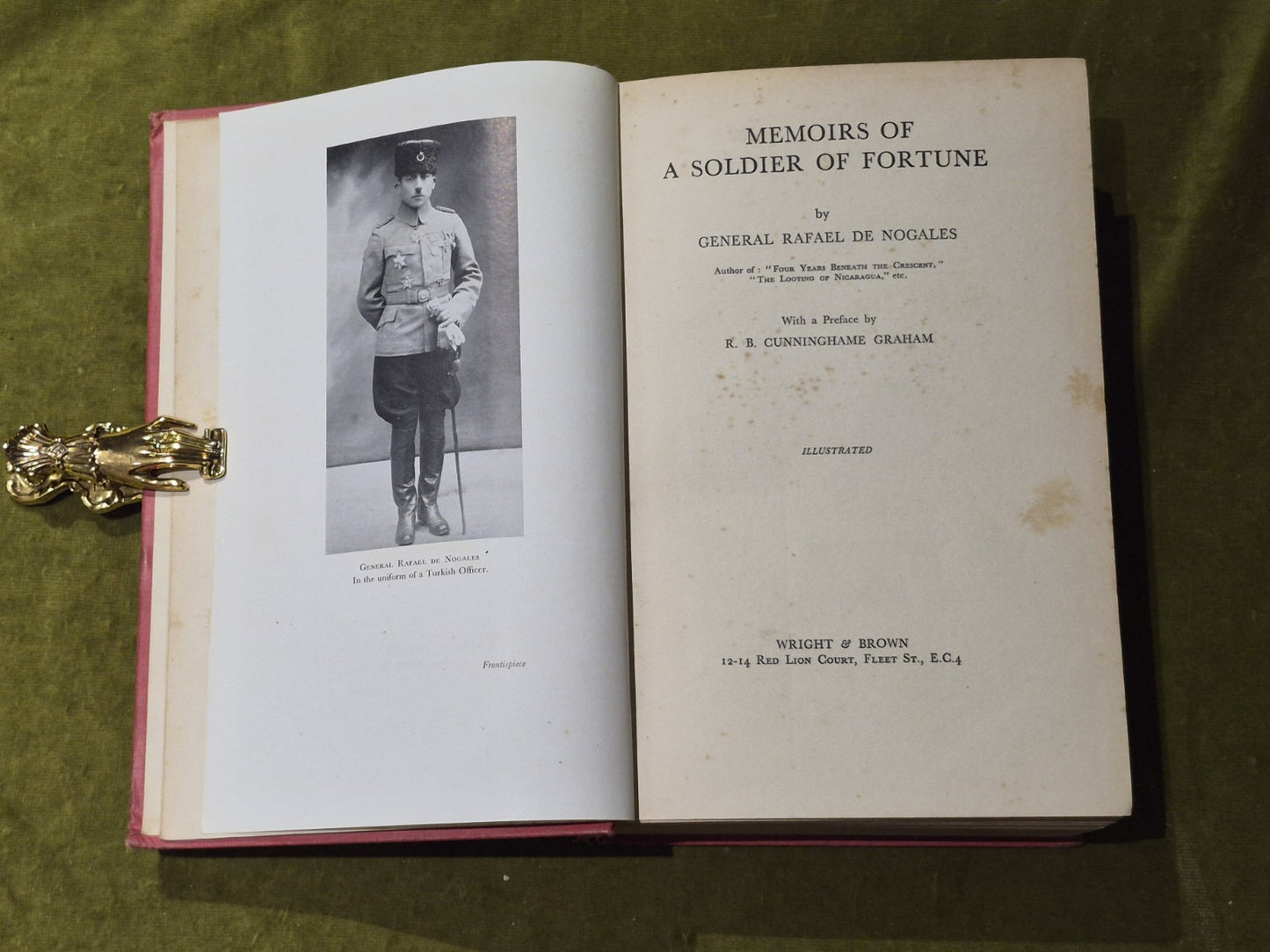 A SOLDIER OF FORTUNE memoir by General Rafael de Nogales , Wright Illustrated4