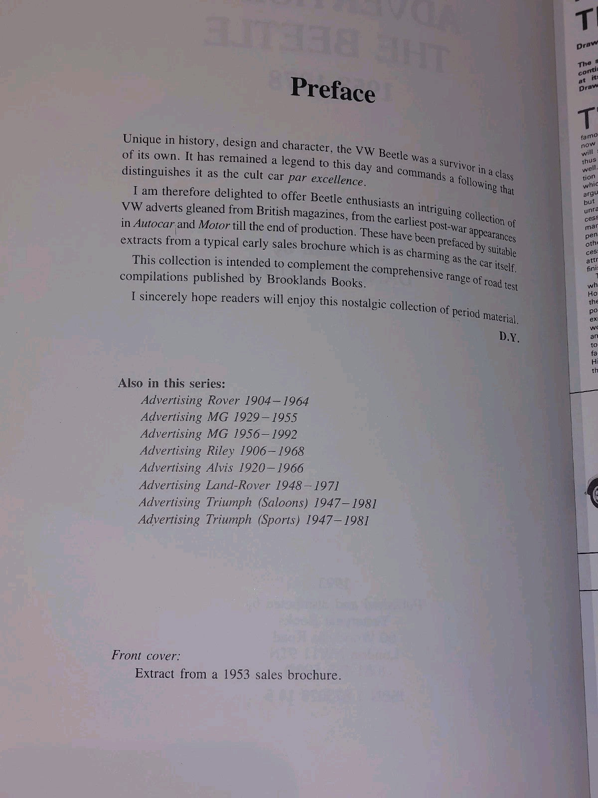 Advertising The Beetle 1953 - 1978 By Daniel Young [Yesteryear] Book4
