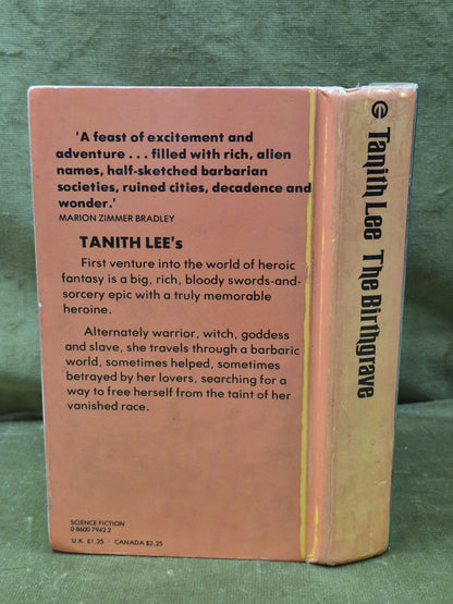 Tanith Lee The Birthgrave Hardback UK First Edition Ex Library 1977 2