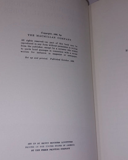 Intellectual Functions of the Frontal Lobes By Brickner (1936) 1st Edition Hb 3