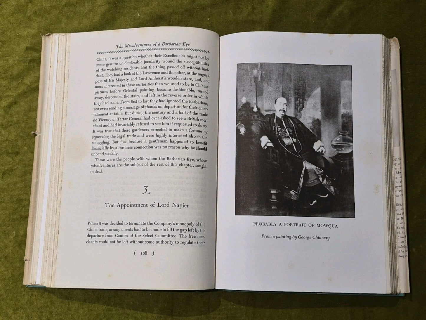 Foreign Mud Opium Imbroglio at Canton, Maurice Collins, 1st ed. hardback with DJ8