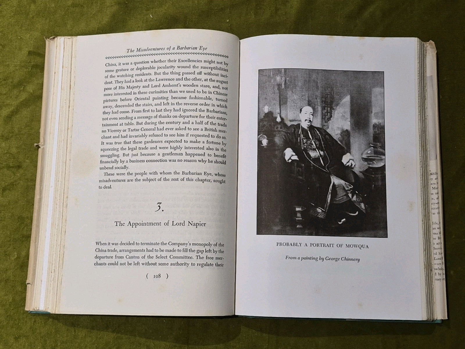 Foreign Mud Opium Imbroglio at Canton, Maurice Collins, 1st ed. hardback with DJ8