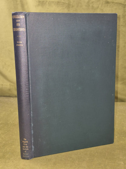 Civilization and its Discontents First Edition Freud 1930 Hogarth Press Woolf0