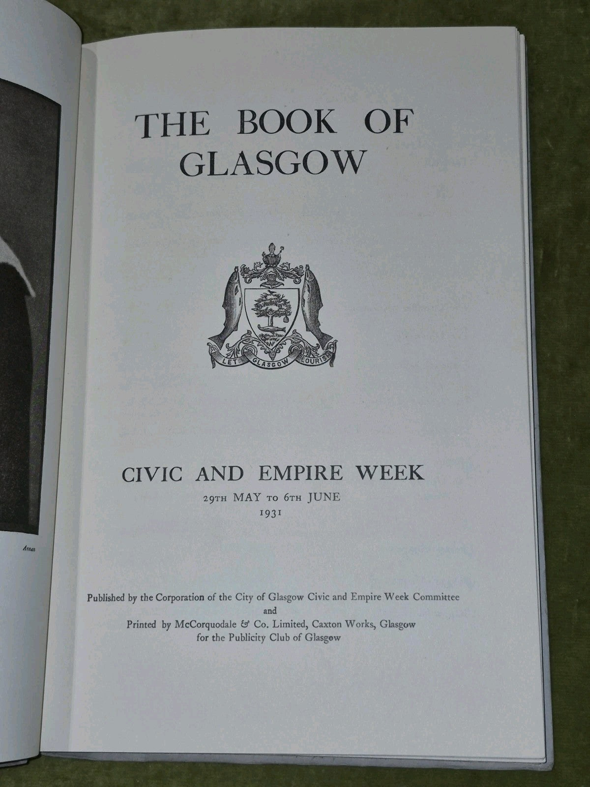 The Book of Glasgow Civic and Empire Week 1931 4