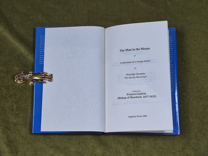 The Man in the Moone by Francis Godwin - Logaston 1996 1st HB DJ3