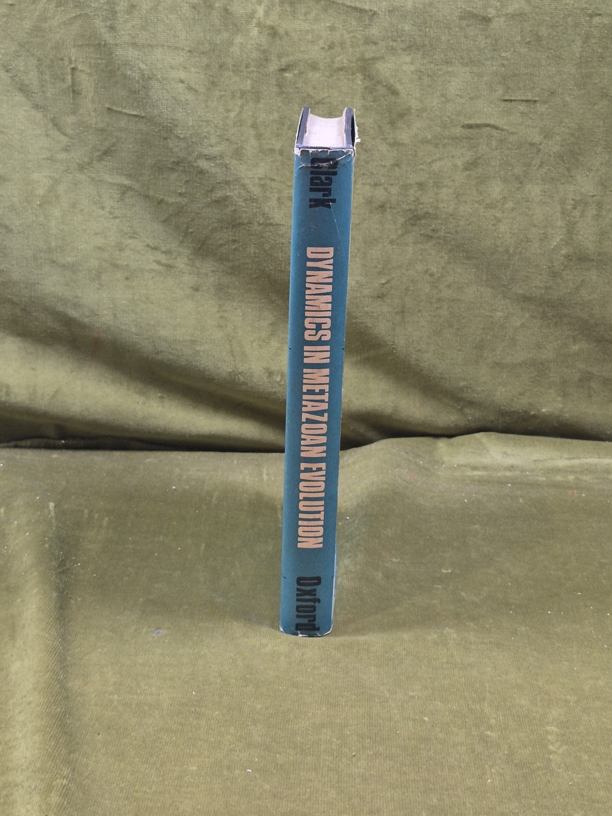Dynamics in Metazoan Evolution - R. B. Clark , Clarendon Press 1964 HB DJ2