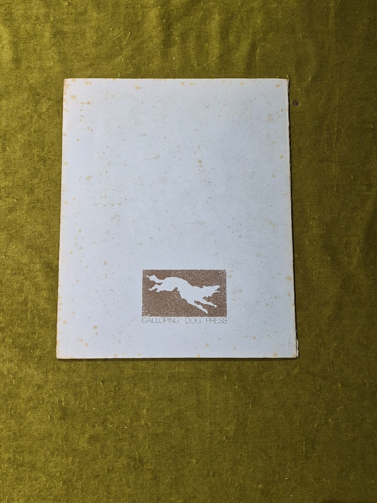 Ghostie Men - Tom Leonard 1981 2nd Ed, Galloping Dog Press1