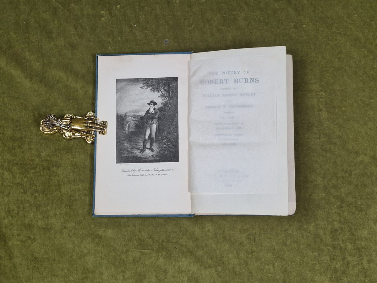 The Poetry of Robert Burns ed. Henley & Henderson Volumes 1-4 1901 TC & EC Jack4