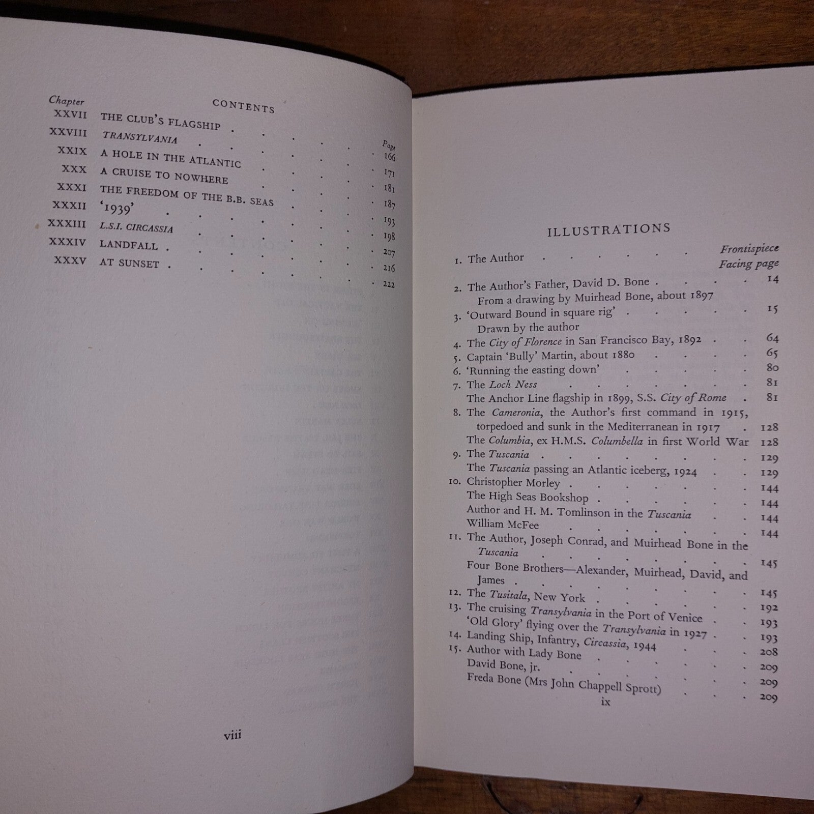 Landfall at Sunset: the Life of a Contented Sailor  Sir David Bone 1955 1st Ed.9