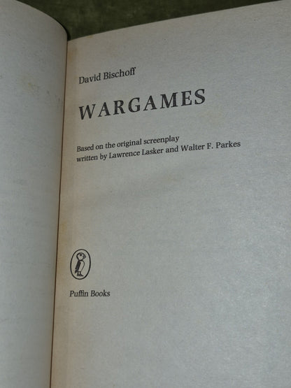 War Games by David Bischoff (1983 Penguin Paperback) Broderick/Sheedy Film Cover5
