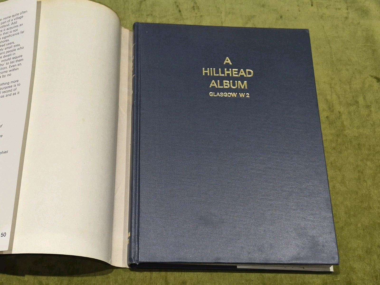 A Hillhead Album, Glasgow W2 by Henry Brougham Morton (1973) 1st Ed Hb Book4