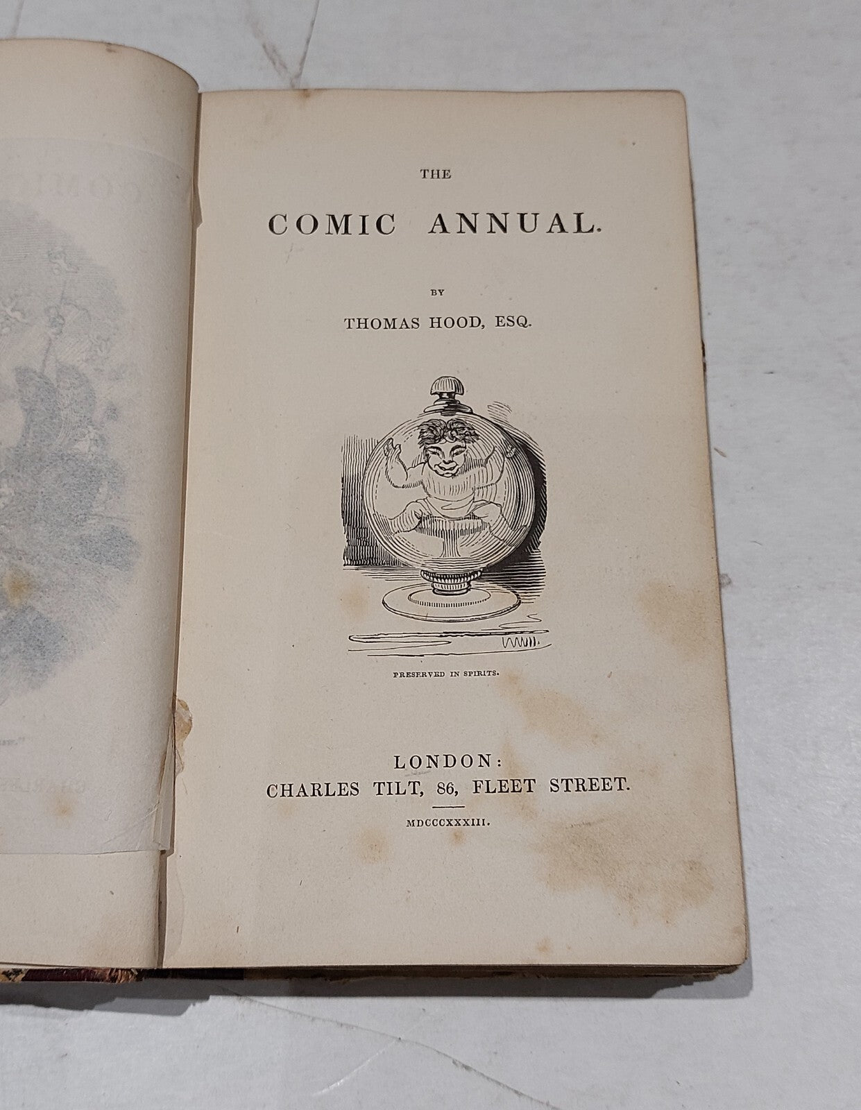 The Comic Annual By Thomas Hood, Charles Tilt (1833) Hb Book2