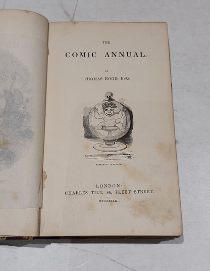 The Comic Annual By Thomas Hood, Charles Tilt (1833) Hb Book2